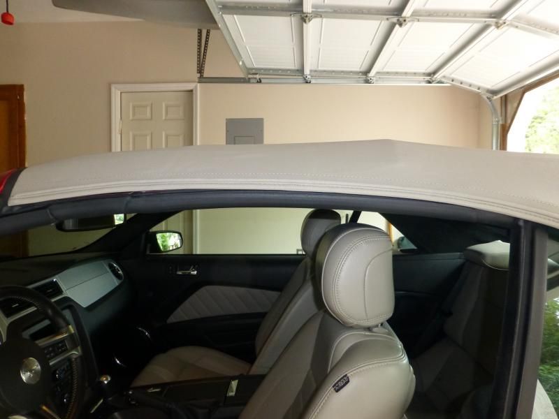 Convertible top not fitting right after replacement Mustang Evolution